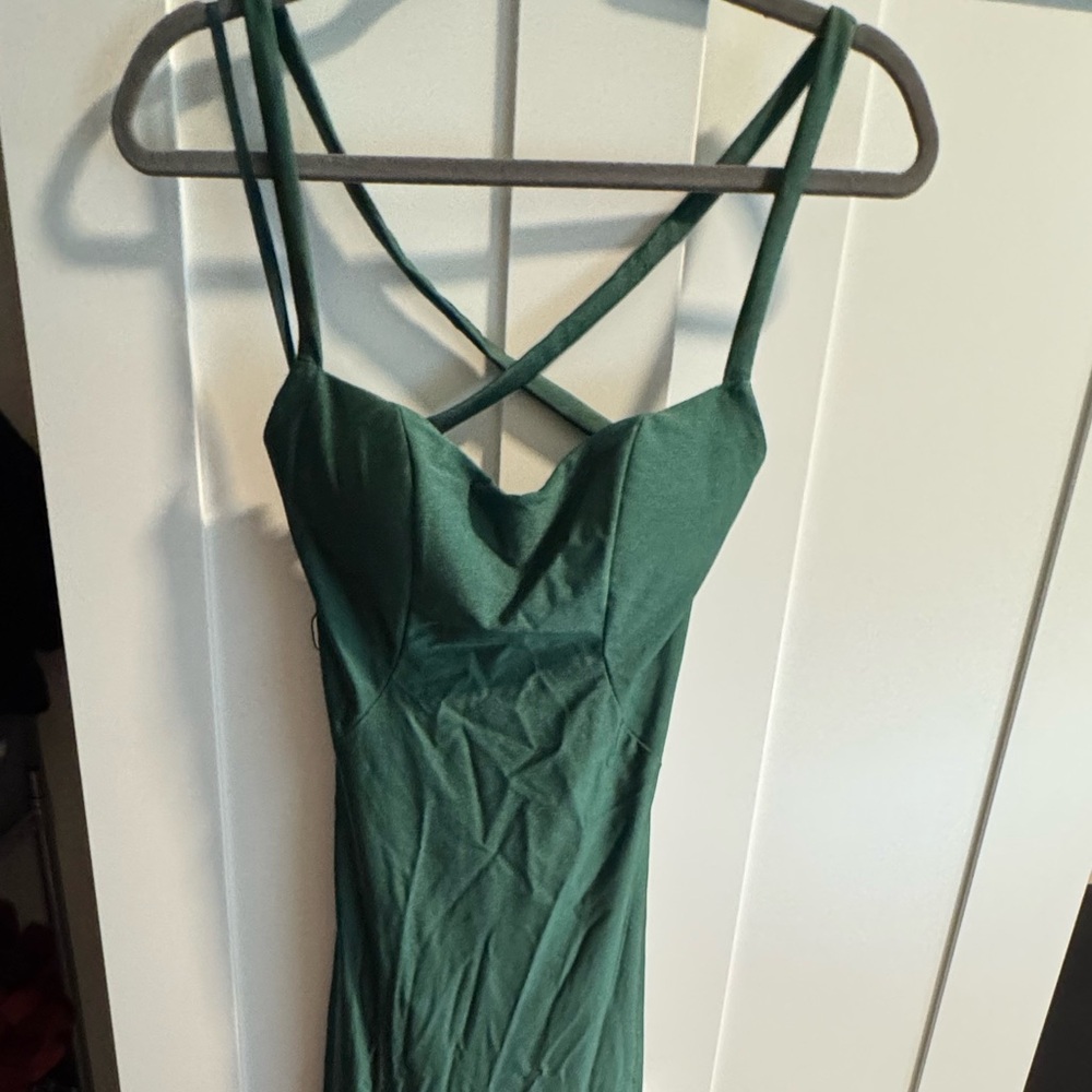La femme emerald Dress new without tag